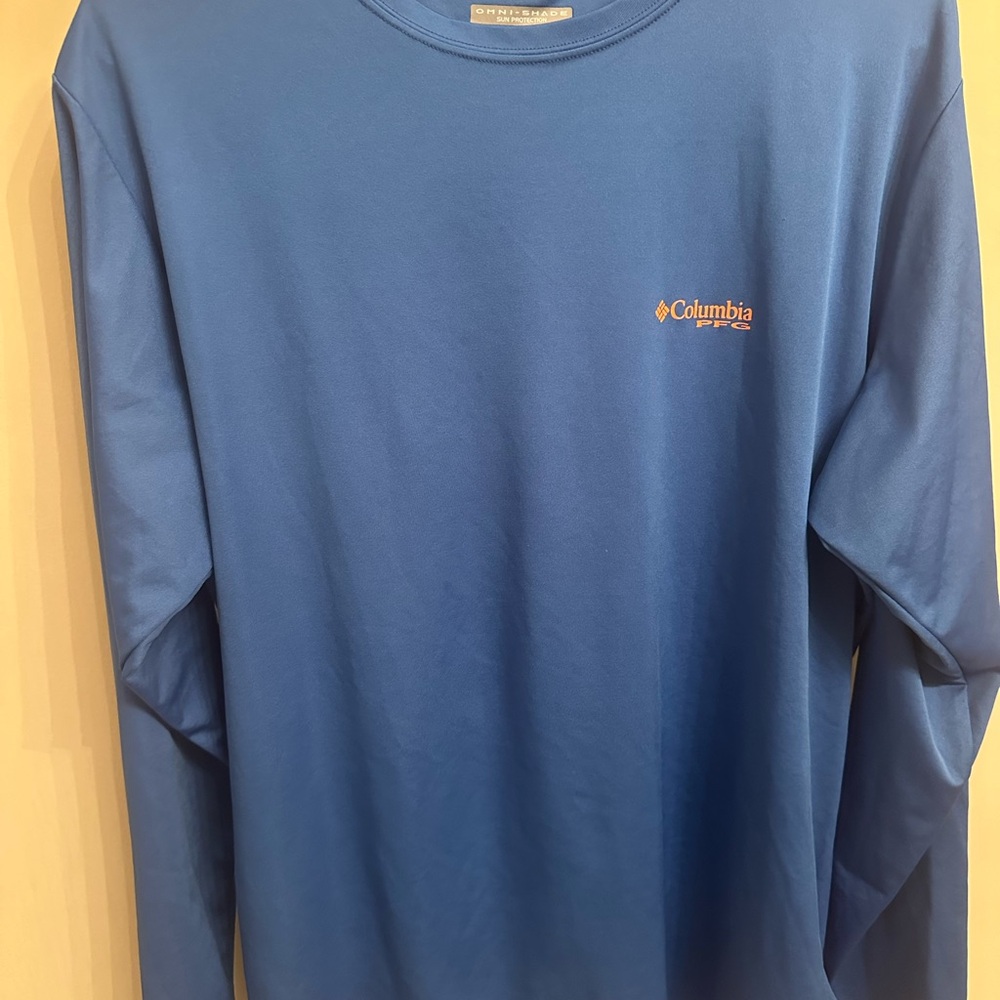 Columbia Blue Long Sleeve Shirt